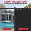 Sealtech Ultra Heavy Duty 200 GSM Privacy Fence Black6X20 NonRecycled Polyethylene Cable Zip Ties ST-206-6X20